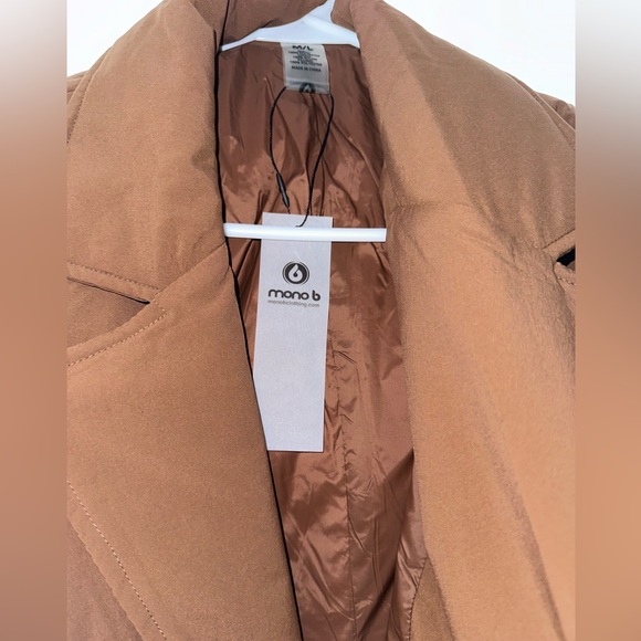 NWT MONO B MID LENGTH TRENCH COAT - Picture 8 of 8